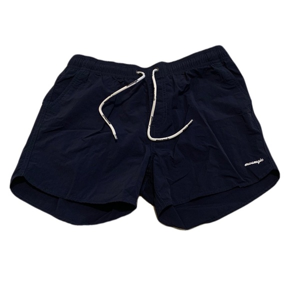 Maamgic Men's Navy Blue Swim Trunks Board Shorts Size S - Picture 1 of 6
